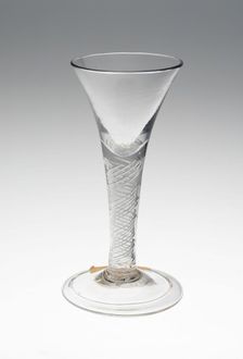 Wine Glass, England, c. 1730/50. Creator: Unknown