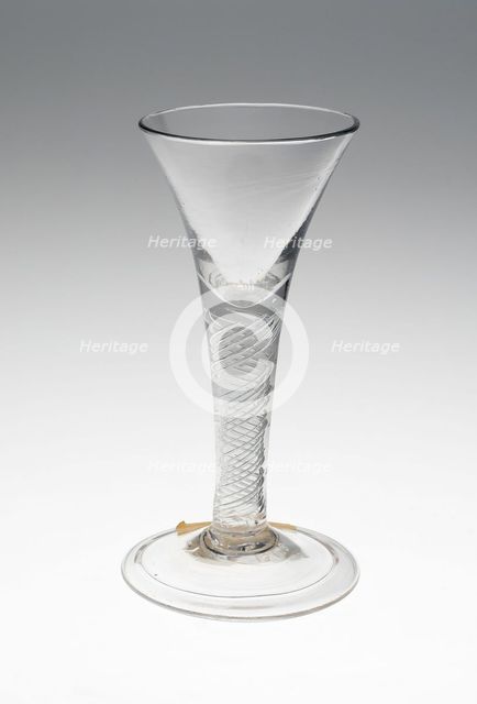 Wine Glass, England, c. 1730/50. Creator: Unknown.