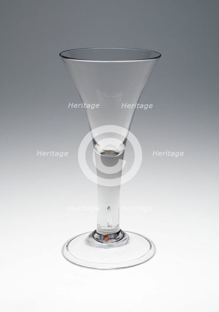 Wine Glass, England, c. 1730/50. Creator: Unknown.