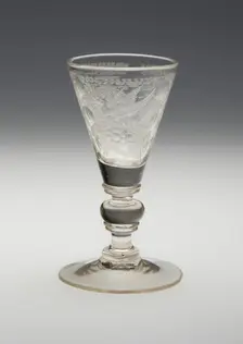 Wine Glass, England, c. 1730. Creator: Unknown