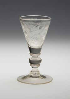 Wine Glass, England, c. 1730. Creator: Unknown