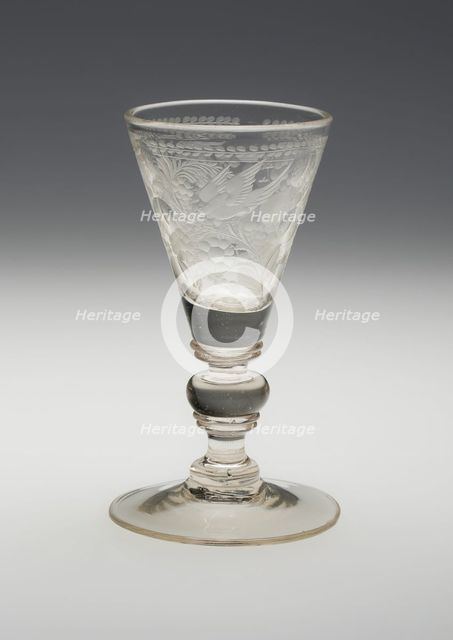 Wine Glass, England, c. 1730. Creator: Unknown.