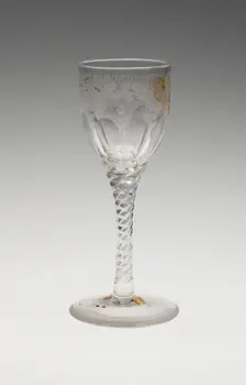 Wine Glass, England, c. 1800. Creator: Unknown