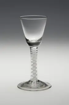 Wine Glass, England, Eighteenth century. Creator: Unknown