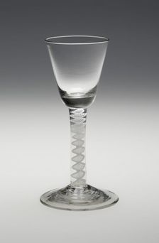 Wine Glass, England, Eighteenth century. Creator: Unknown