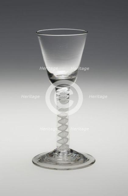 Wine Glass, England, Eighteenth century. Creator: Unknown.