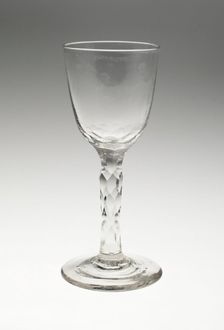 Wine Glass, England, Late 18th century. Creator: Unknown