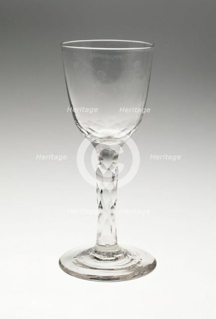 Wine Glass, England, Late 18th century. Creator: Unknown.