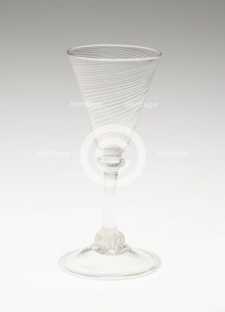 Wine Glass, Europe, 1700/50. Creator: Unknown.