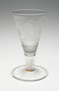 Wine Glass, Germany, Mid 18th century. Creator: Unknown
