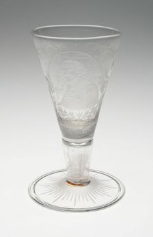 Wine Glass, Germany, Mid 18th century. Creator: Unknown