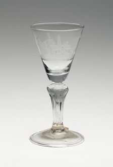 Wine Glass, Germany, c. 1750. Creator: Unknown