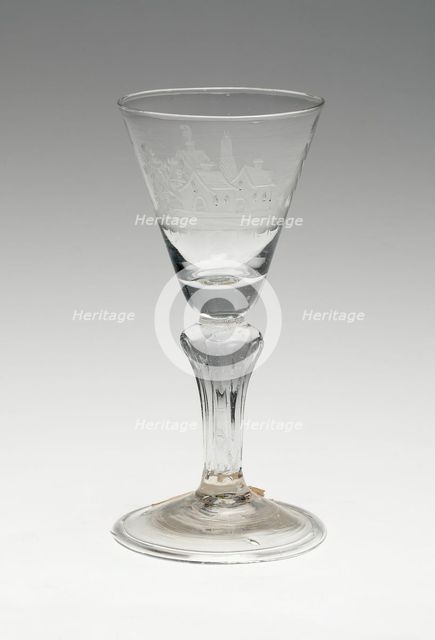 Wine Glass, Germany, c. 1750. Creator: Unknown.