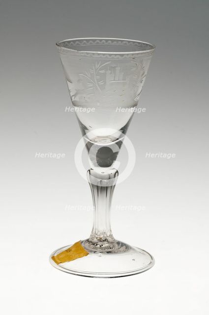 Wine Glass, Germany, c. 1750. Creator: Unknown.