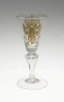 Wine Glass, Germany, c. 1730. Creator: Unknown