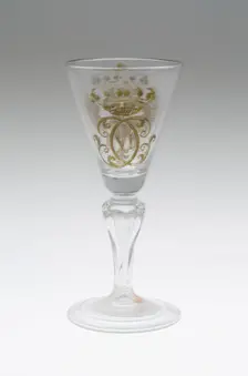 Wine Glass, Germany, c. 1730. Creator: Unknown