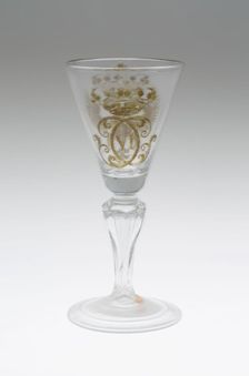 Wine Glass, Germany, c. 1730. Creator: Unknown