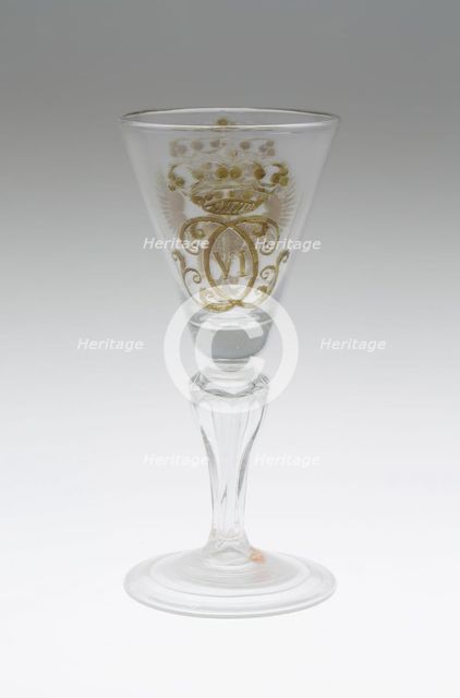 Wine Glass, Germany, c. 1730. Creator: Unknown.