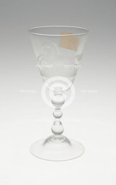 Wine Glass, Netherlands, 18th century. Creator: Unknown.