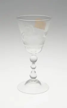 Wine Glass, Netherlands, 18th century. Creator: Unknown