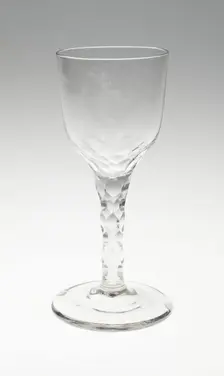 Wine Glass, Netherlands, c. 1775. Creator: Unknown