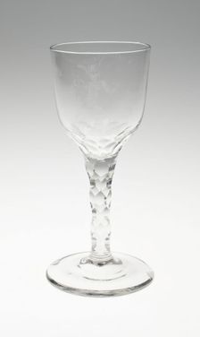 Wine Glass, Netherlands, c. 1775. Creator: Unknown