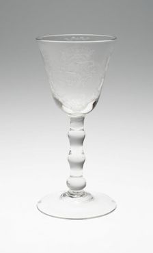 Wine Glass, Netherlands, July 8, 1760. Creator: Unknown