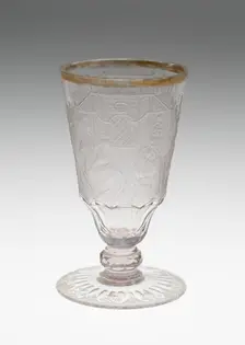 Wine Glass, Schleswig, c. 1740. Creator: Unknown