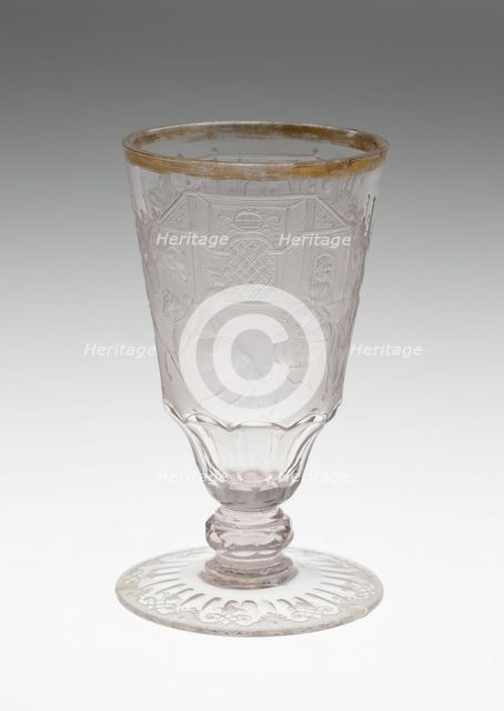 Wine Glass, Schleswig, c. 1740. Creator: Unknown.