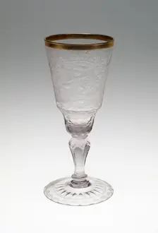 Wine Glass, Schleswig, c. 1740. Creator: Unknown