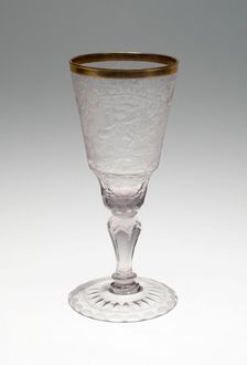 Wine Glass, Schleswig, c. 1740. Creator: Unknown