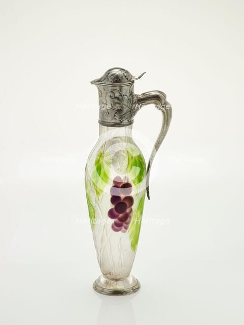 Wine jug, about 1906. Creators: Tiffany & Co, Tiffany Glass.