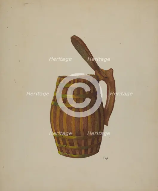 Wine Jug, c. 1939. Creator: Joseph L. Boyd.