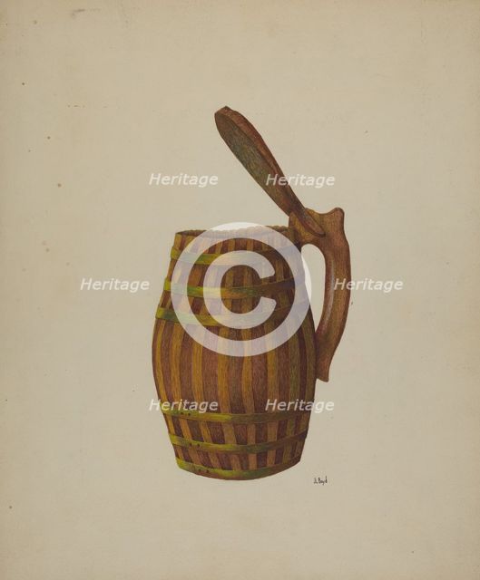Wine Jug, c. 1939. Creator: Joseph L. Boyd.