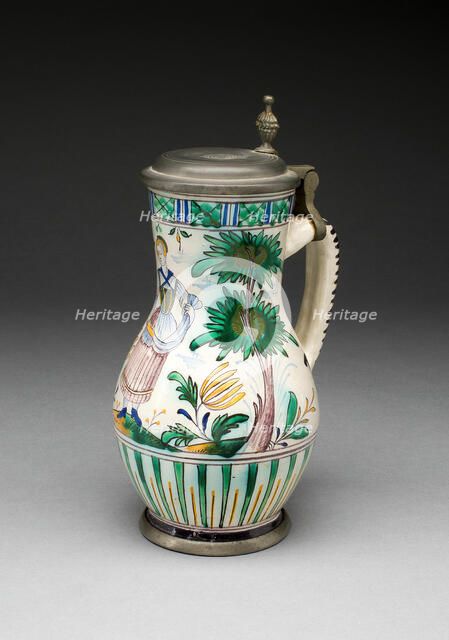 Wine Jug, Gmunden, c. 1800. Creator: Unknown.