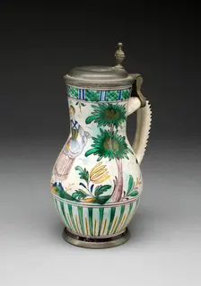 Wine Jug, Gmunden, c. 1800. Creator: Unknown