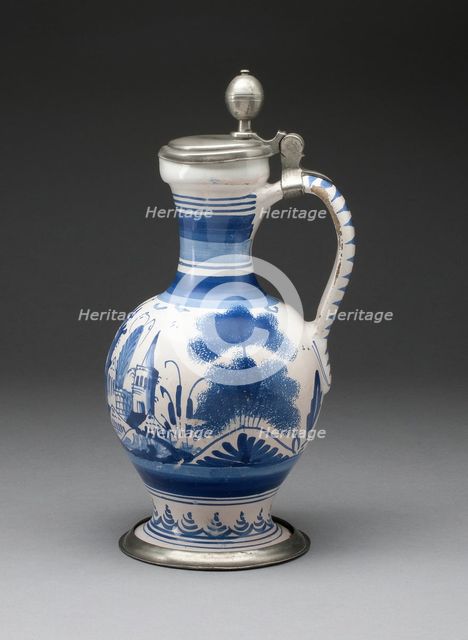 Wine Jug, Germany, c. 1700. Creator: Unknown.