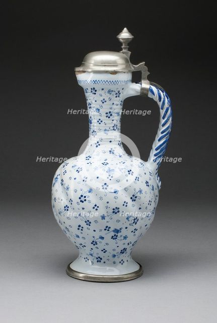 Wine Jug, Germany, c. 1720. Creator: Unknown.