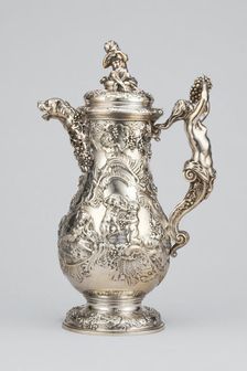 Wine Jug, London, 1739/40. Creator: Charles Frederick Kandler
