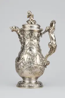 Wine Jug, London, 1739/40. Creator: Charles Frederick Kandler