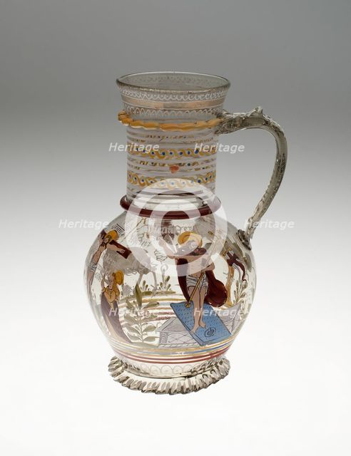 Wine Jug with the Lamb of God, Germany, c. 1630. Creator: Unknown.
