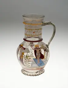 Wine Jug with the Lamb of God, Germany, c. 1630. Creator: Unknown