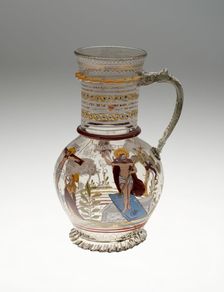 Wine Jug with the Lamb of God, Germany, c. 1630. Creator: Unknown