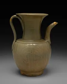 Wine Jug: Yue ware, 10th Century. Creator: Unknown