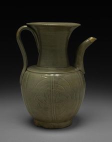 Wine Jug: Yue ware, 10th Century. Creator: Unknown