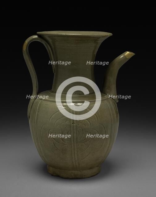Wine Jug: Yue ware, 10th Century. Creator: Unknown.