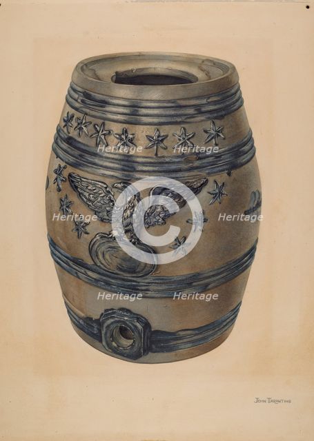 Wine Keg, c. 1939. Creator: John Tarantino.