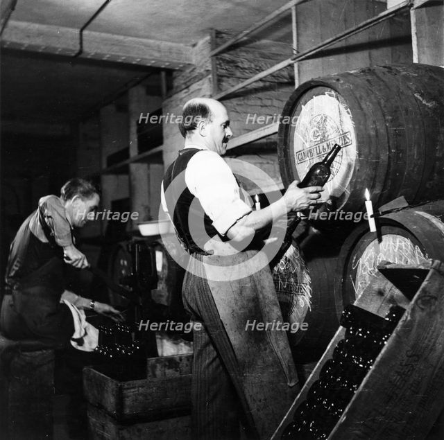 Wine (port) tasting, c1950s-c1960s. Creator: Henry Grant.