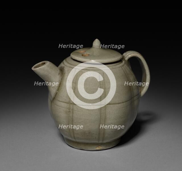 Wine Pot: Southern Celadon Ware, 1200s-1300s. Creator: Unknown.