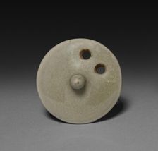 Wine Pot: Southern Celadon Ware (lid), 1200s-1300s. Creator: Unknown